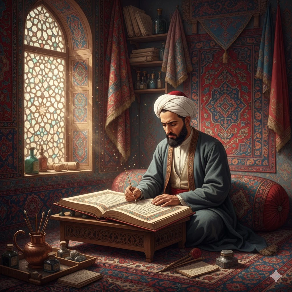 Hadi at work in Isfahan.