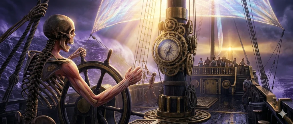 Setting a windy, re-fleshing course.